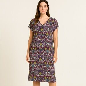 London Times Shift Dress Paisley Print Casual Colorful XL Business  Casual